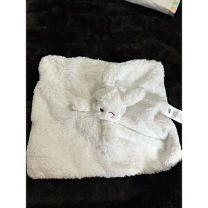 Gerber Just Born® 15" x 15" Cuddleplush & Fleece Bunny Lovey/Security Blanket
